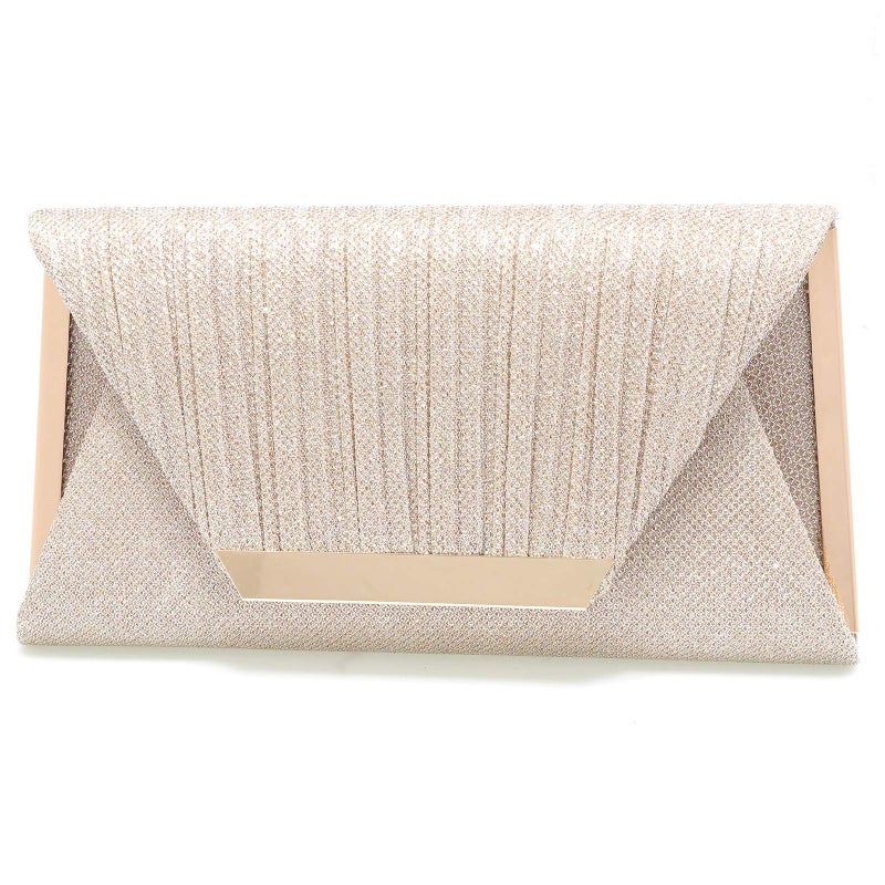 Mihawk clutches for women evening bag purses and handbags evening clutch purs Silver clutch purses for women wedding(Champagne) - Image 4